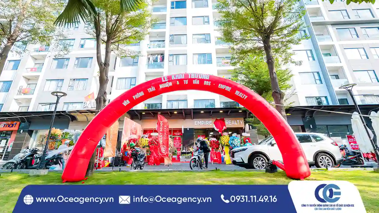 TỔ CHỨC LỄ KHAI TRƯƠNG VĂN PHÒNG EMPIRE REALTY TP.HCM