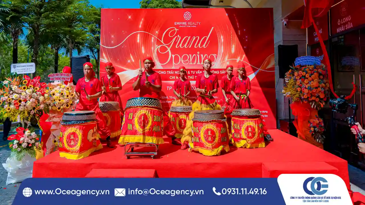 TỔ CHỨC LỄ KHAI TRƯƠNG VĂN PHÒNG EMPIRE REALTY TP.HCM