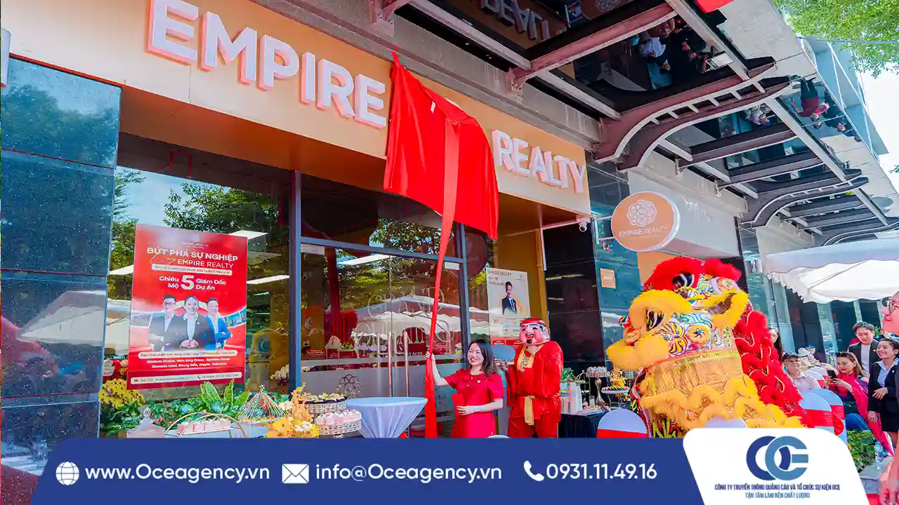 TỔ CHỨC LỄ KHAI TRƯƠNG VĂN PHÒNG EMPIRE REALTY TP.HCM