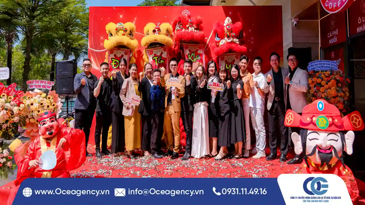 TỔ CHỨC LỄ KHAI TRƯƠNG VĂN PHÒNG EMPIRE REALTY TP.HCM
