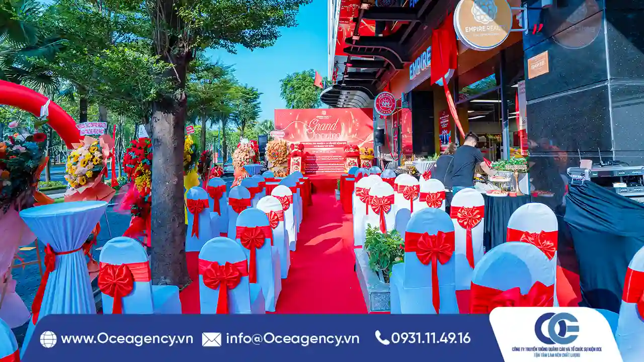 TỔ CHỨC LỄ KHAI TRƯƠNG VĂN PHÒNG EMPIRE REALTY TP.HCM