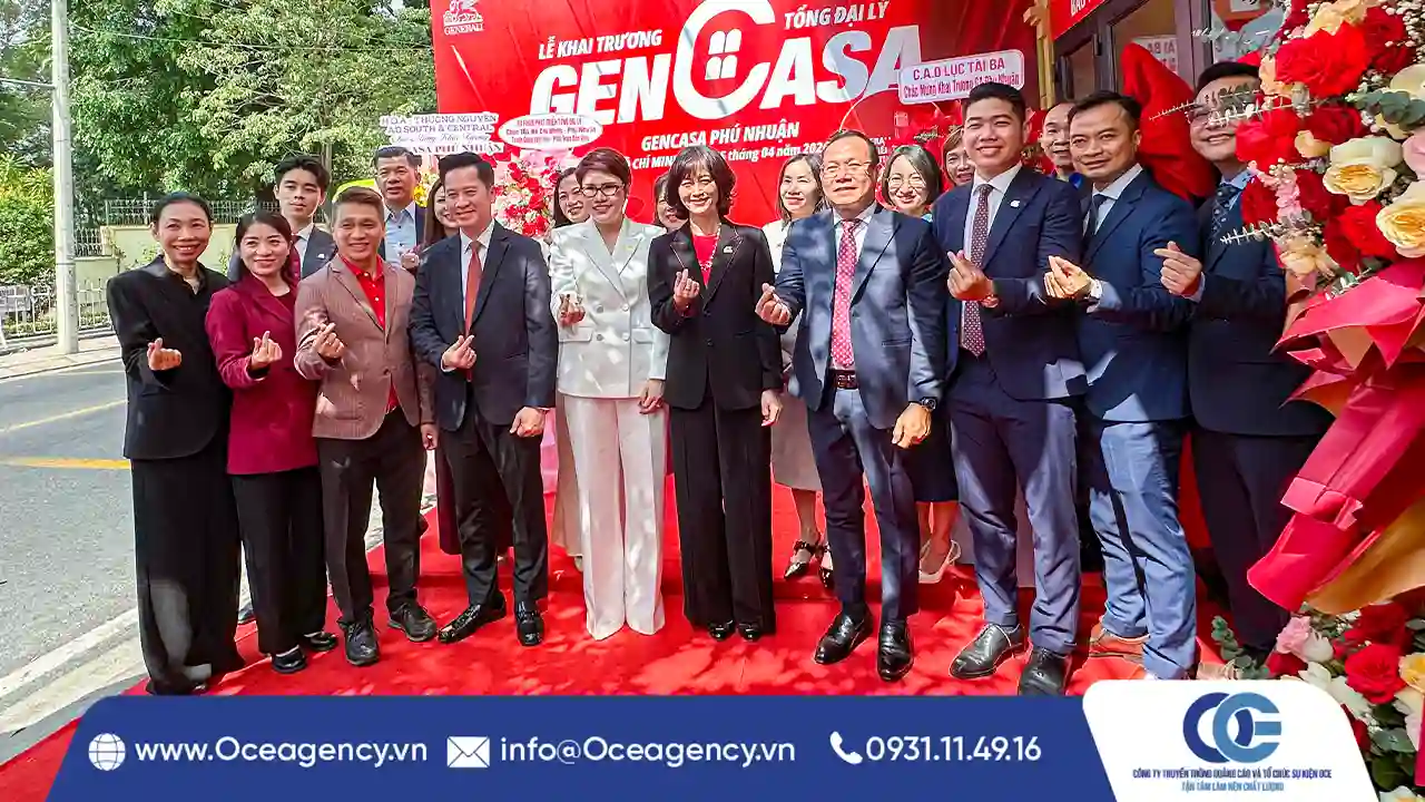 DỊCH VỤ TỔ CHỨC LỄ KHAI TRƯƠNG VĂN PHÒNG GENCASA