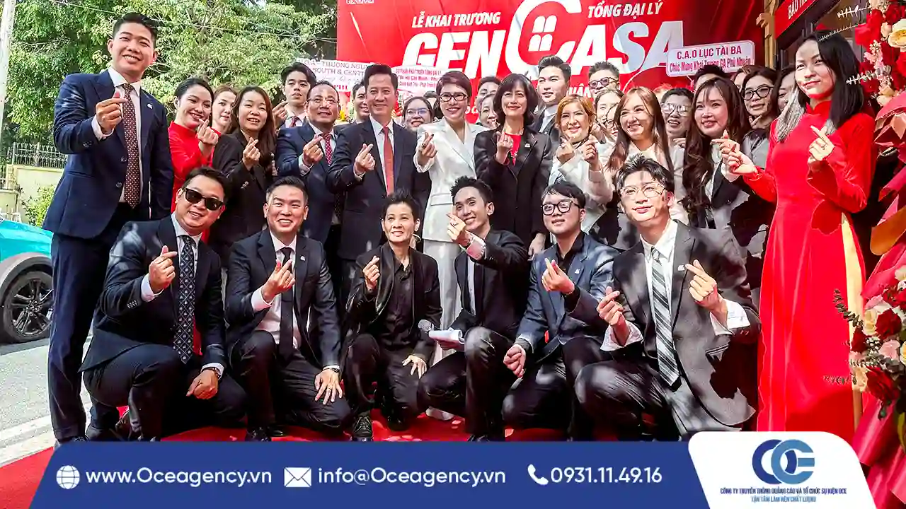 DỊCH VỤ TỔ CHỨC LỄ KHAI TRƯƠNG VĂN PHÒNG GENCASA