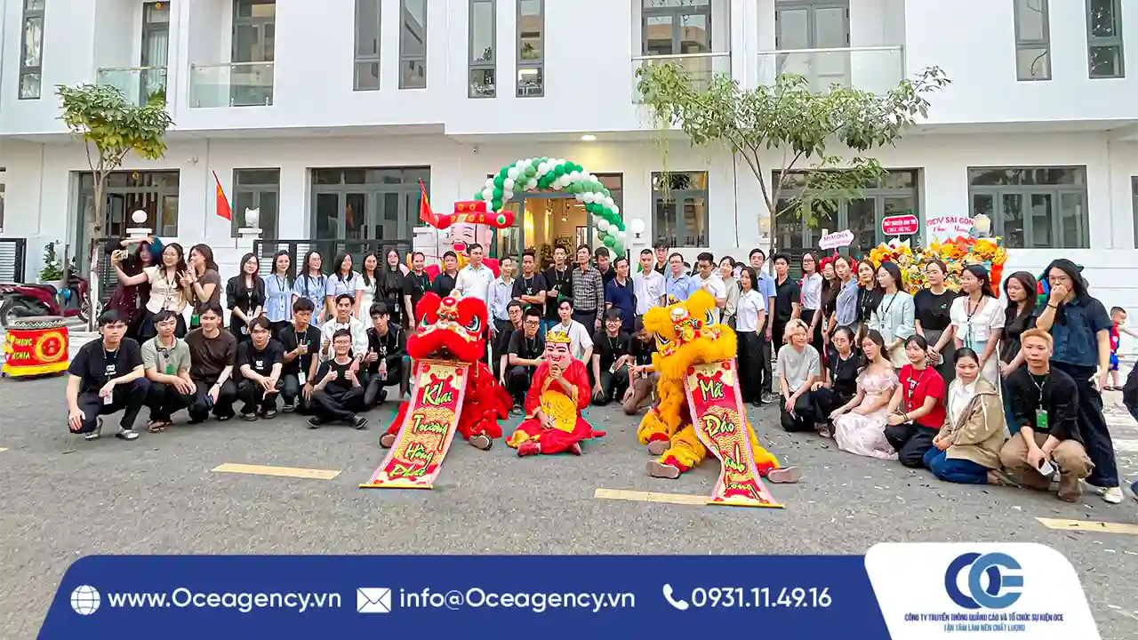 TỔ CHỨC SỰ KIỆN KHAI TRƯƠNG CÔNG TY CASSO TẠI BÌNH DƯƠNG