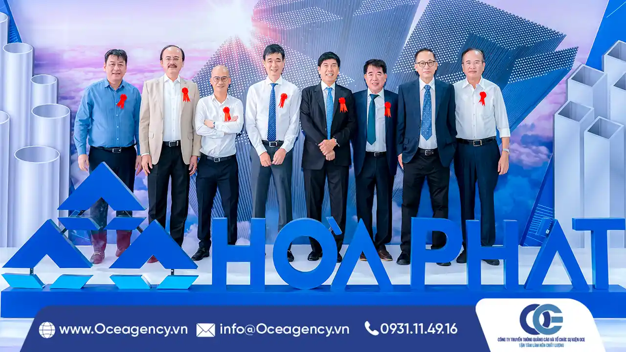 TỔ CHỨC LỄ KHÁNH THÀNH NHÀ MÁY ỐNG THÉP HÒA PHÁT LONG AN