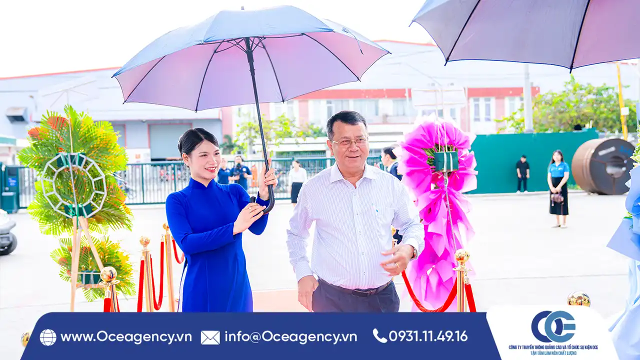 TỔ CHỨC LỄ KHÁNH THÀNH NHÀ MÁY ỐNG THÉP HÒA PHÁT LONG AN