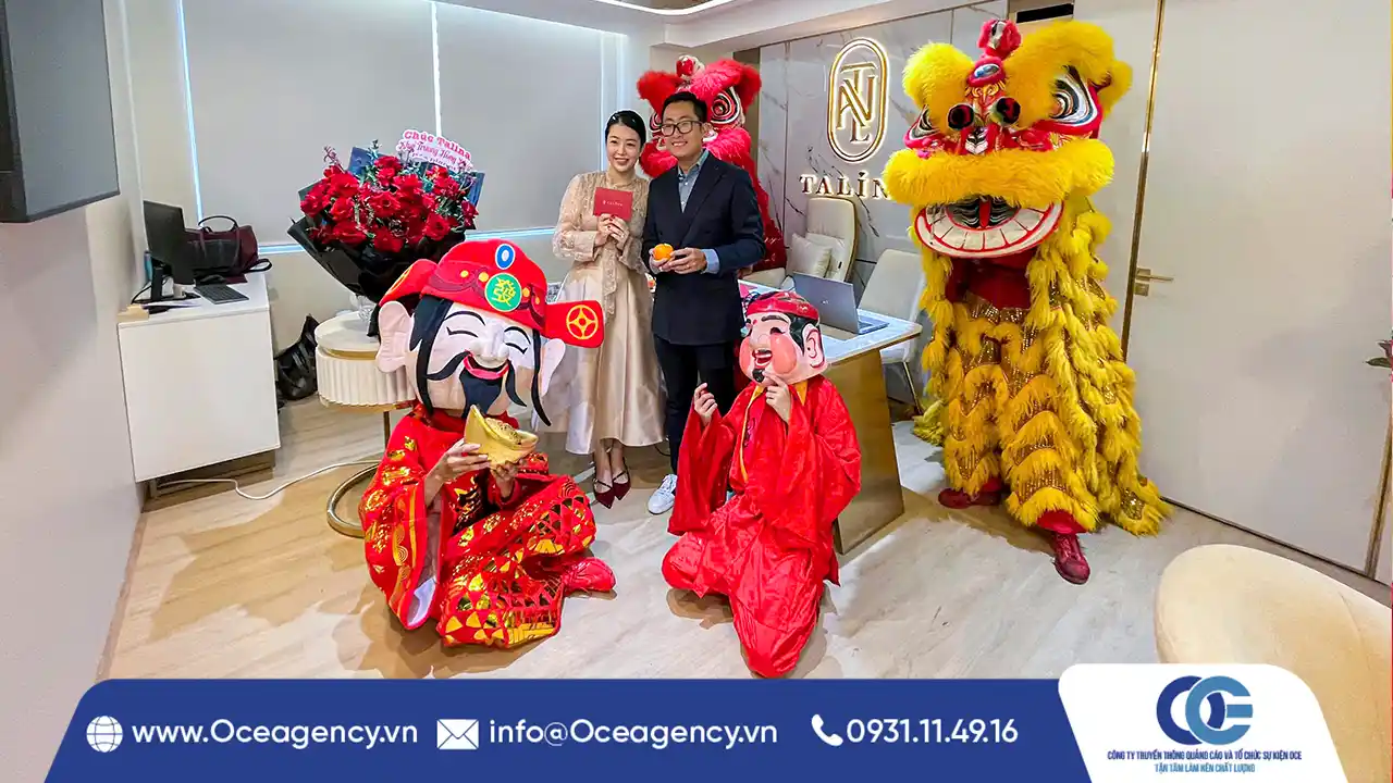 TỔ CHỨC LỄ KHAI TRƯƠNG CỬA HÀNG TRANG SỨC TALINA