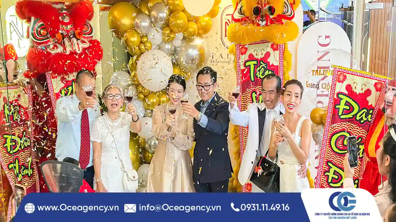 TỔ CHỨC LỄ KHAI TRƯƠNG CỬA HÀNG TRANG SỨC TALINA