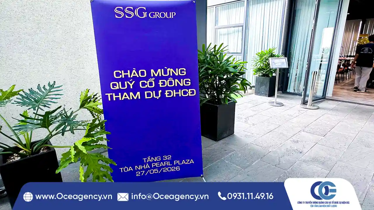 Standee Hội Nghị Chuẩn Chỉ