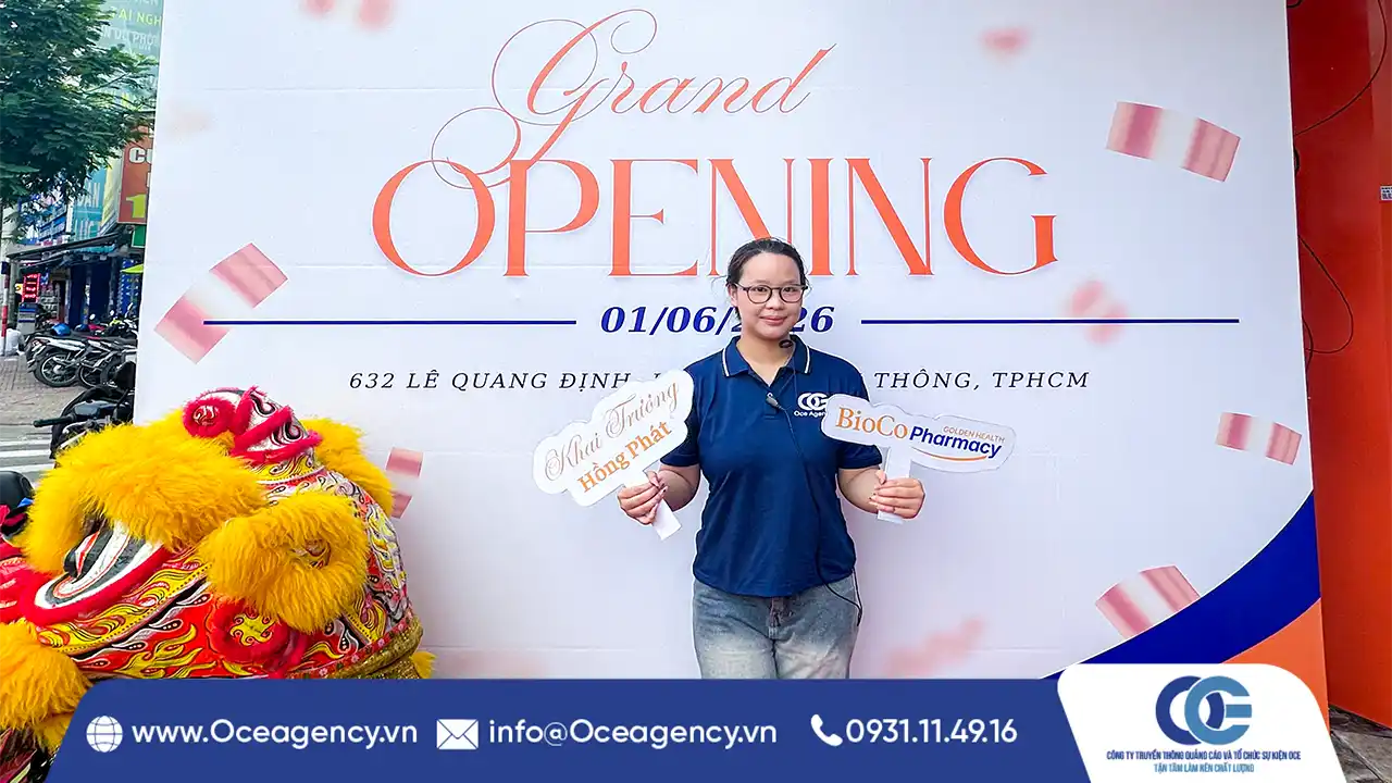 Hashtag Khai Trương Thiết Kế Theo Thương Hiệu