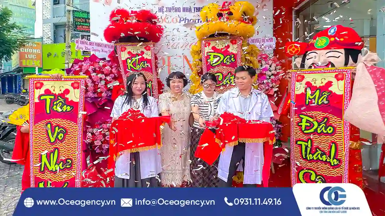 Cho Thuê Bộ Cắt Băng Khai Trương Trọn Gói