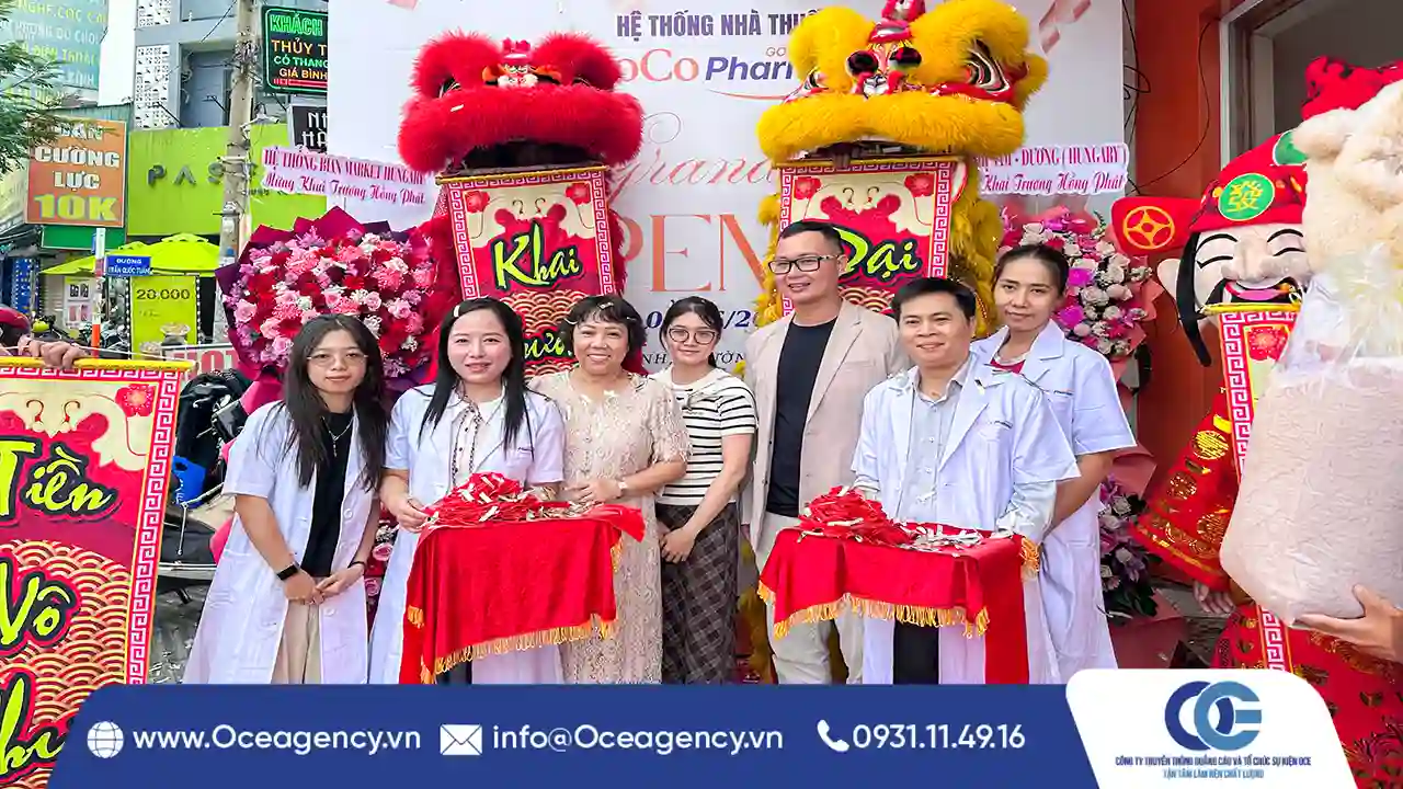 TỔ CHỨC KHAI TRƯƠNG HỆ THỐNG NHÀ THUỐC BIOCOPHARMACY