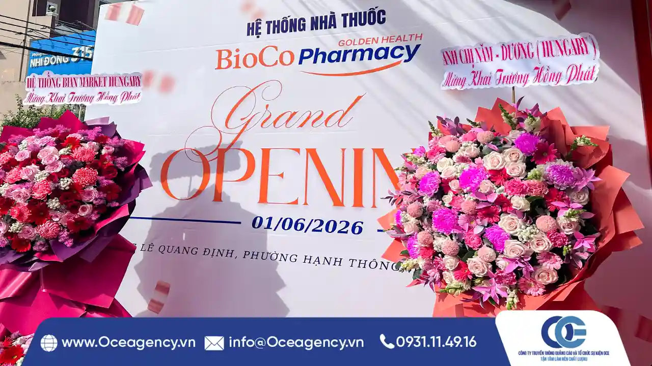 TỔ CHỨC KHAI TRƯƠNG HỆ THỐNG NHÀ THUỐC BIOCOPHARMACY