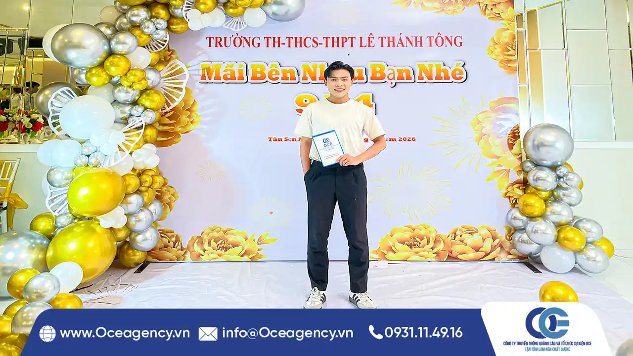 CUNG CẤP MC LIÊN HOAN TRƯỜNG THCS LÊ THÁNH TÔNG