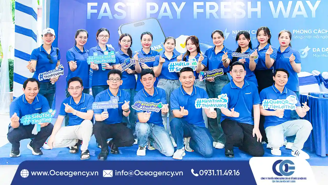 CUNG CẤP NHÂN SỰ VÀ THIẾT BỊ NGÀY HỘI TÀI CHÍNH SỐ EXIMBANK