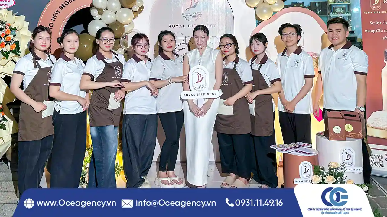 TỔ CHỨC LỄ KHAI TRƯƠNG ROYAL BIRD NEST TP.HCM