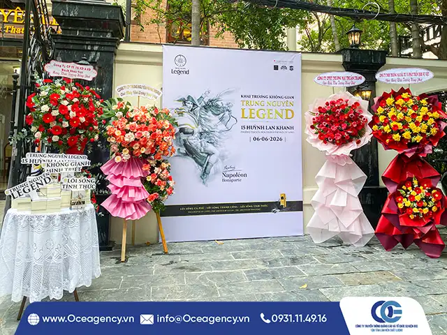 CUNG CẤP THIẾT BỊ KHAI TRƯƠNG TRUNG NGUYÊN LEGEND