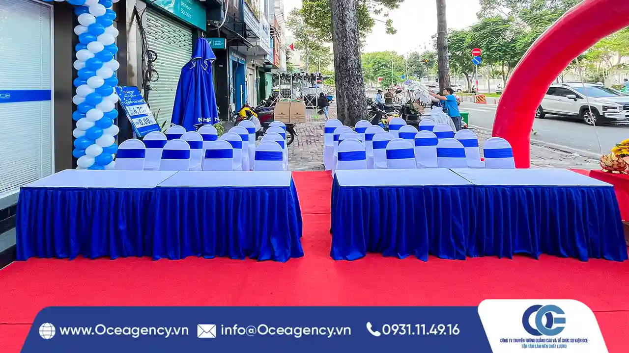 Cho Thuê Bàn Ghế Sự Kiện Khai Trương