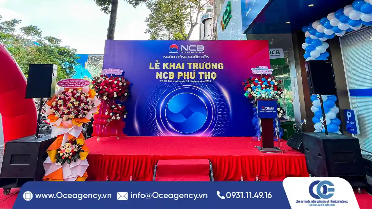 Cung Cấp Sân Khấu Sự Kiện Khai Trương