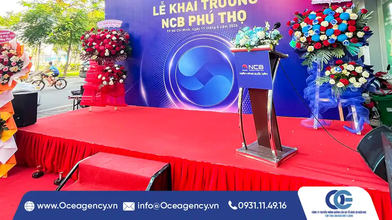 Cho Thuê Bục Phát Biểu Sự Kiện Khai Trương