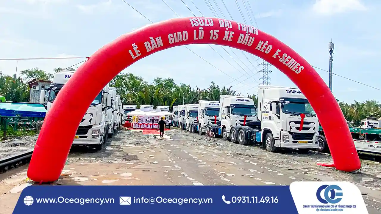 TỔ CHỨC SỰ KIỆN LỄ BÀN GIAO XE ISUZU ĐẠI THỊNH