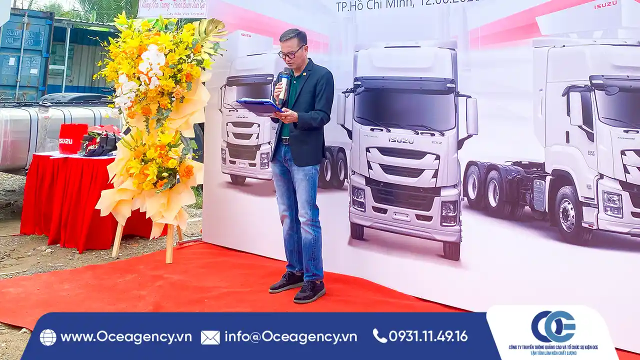 TỔ CHỨC SỰ KIỆN LỄ BÀN GIAO XE ISUZU ĐẠI THỊNH