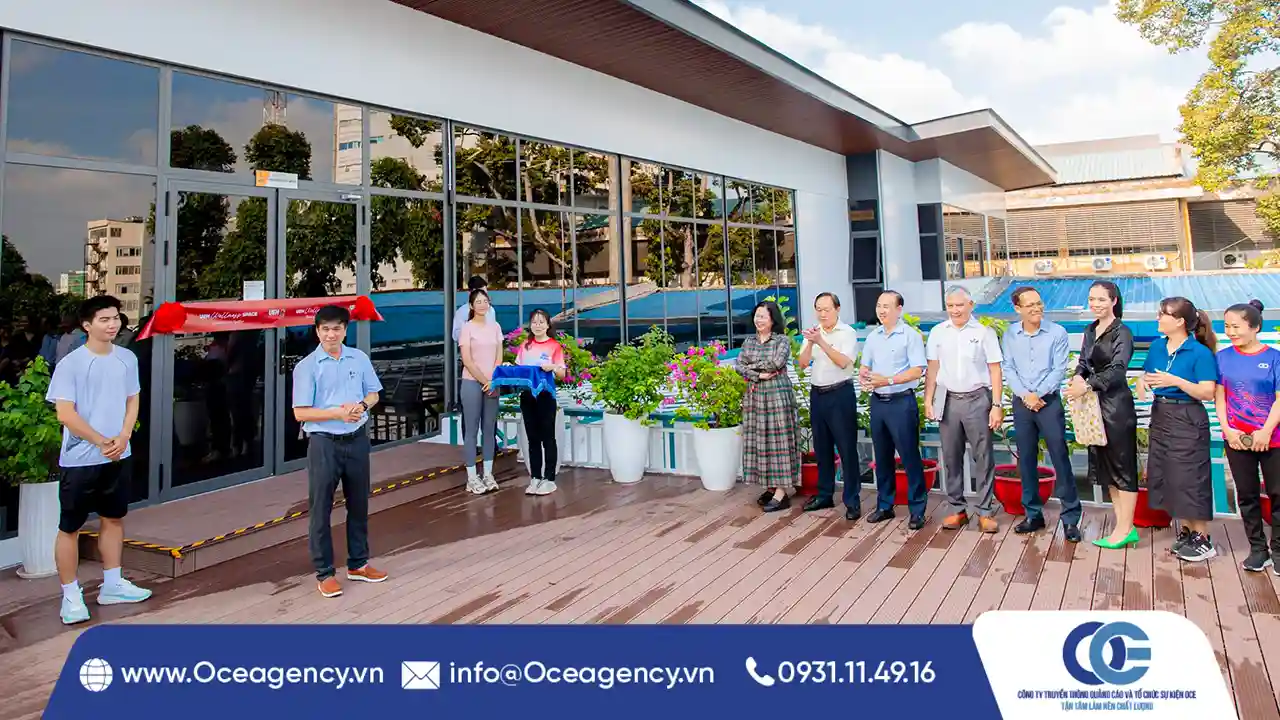 CUNG CẤP BỘ CẮT BĂNG LỄ BÀN GIAO UEH WELLNESS SPACE