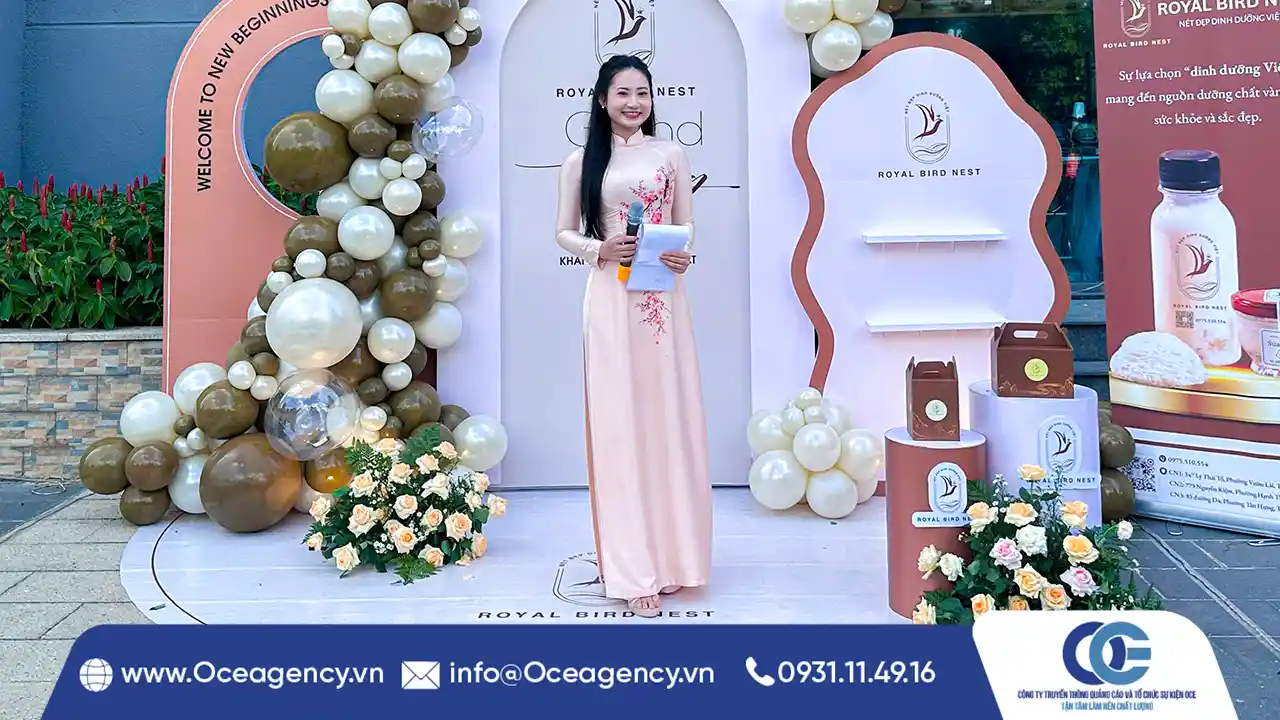 OCE Agency cung cấp MC song ngữ chuyên nghiệp