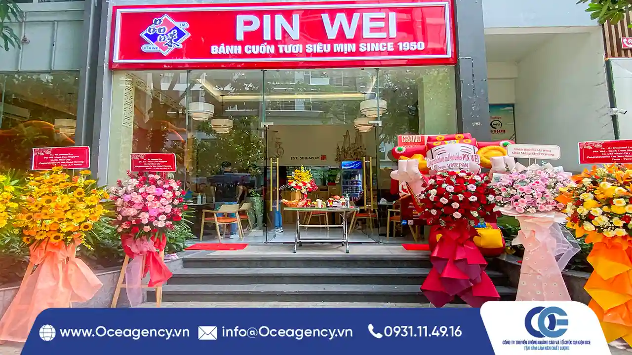 CUNG CẤP LÂN SƯ RỒNG & BĂNG CẮT KHAI TRƯƠNG PIN WEI