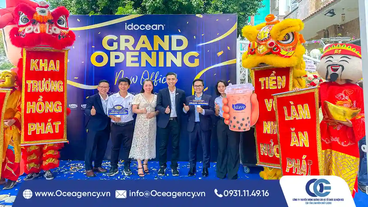 CUNG CẤP NHÂN SỰ & THIẾT BỊ SỰ KIỆN KHAI TRƯƠNG IDOCEAN