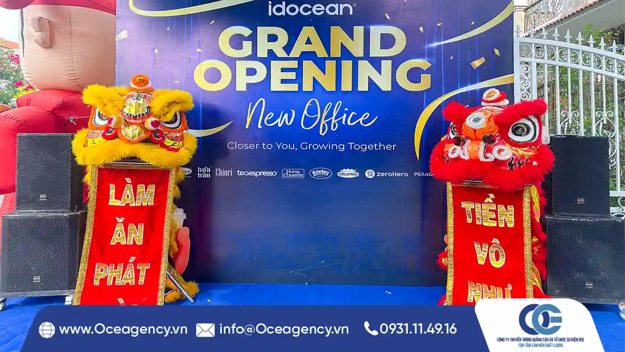 CUNG CẤP NHÂN SỰ & THIẾT BỊ SỰ KIỆN KHAI TRƯƠNG IDOCEAN