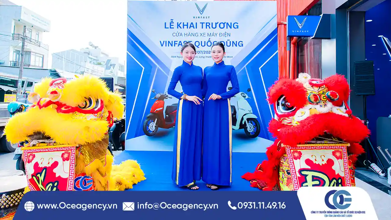 Tổ Chức Lễ Khai Trương VinFast Quốc Dũng Tại TP.HCM