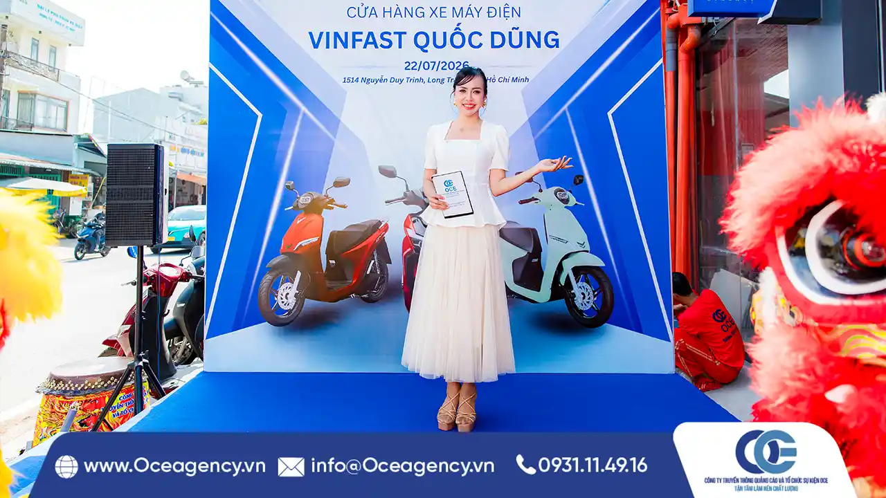 Tổ Chức Lễ Khai Trương VinFast Quốc Dũng Tại TP.HCM