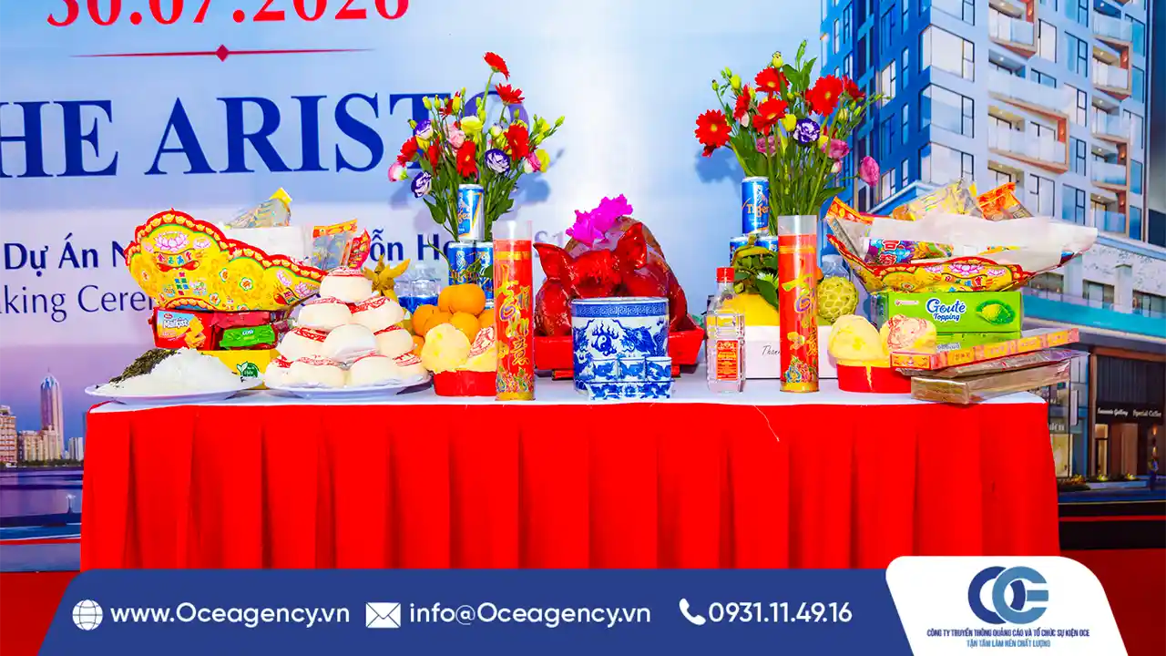 CUNG CẤP NHÂN SỰ SỰ KIỆN LỄ KHỞI CÔNG DỰ ÁN THE ARISTO