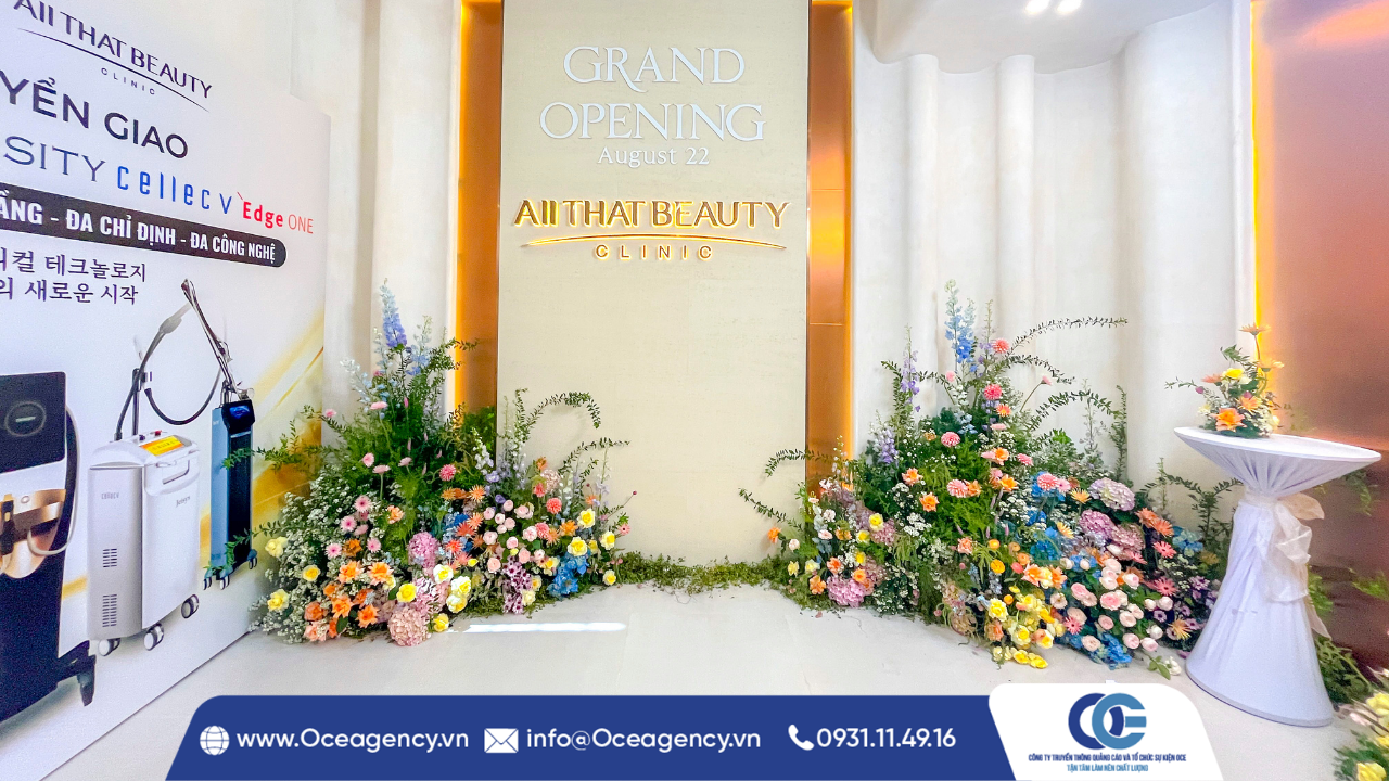 CUNG CẤP LÂN SƯ RỒNG KHAI TRƯƠNG ALL THAT BEAUTY CLINIC
