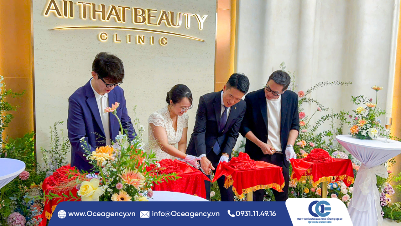 CUNG CẤP LÂN SƯ RỒNG KHAI TRƯƠNG ALL THAT BEAUTY CLINIC
