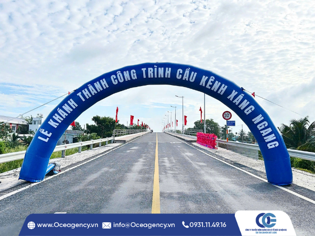 DỊCH VỤ CHO THUÊ CỔNG HƠI LỄ KHÁNH THÀNH CẦU XÁNG