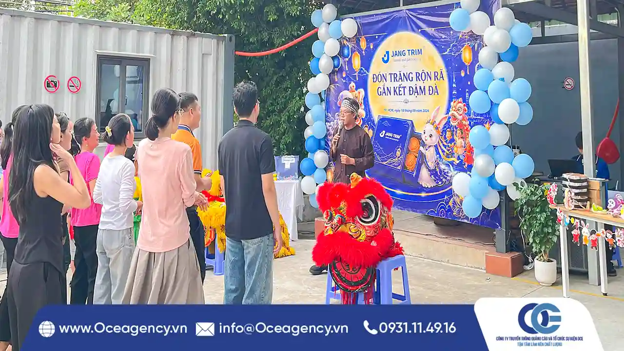 Hoạt động tập thể trong sự kiện trung thu