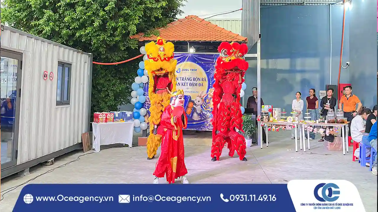 Cung cấp múa lân trung thu sôi động