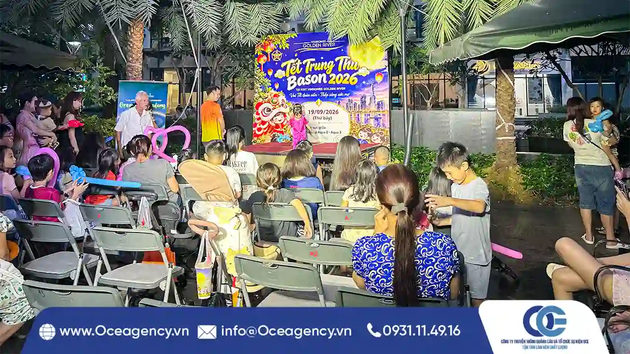 TỔ CHỨC SỰ KIỆN TRUNG THU VINHOMES GOLDEN RIVER