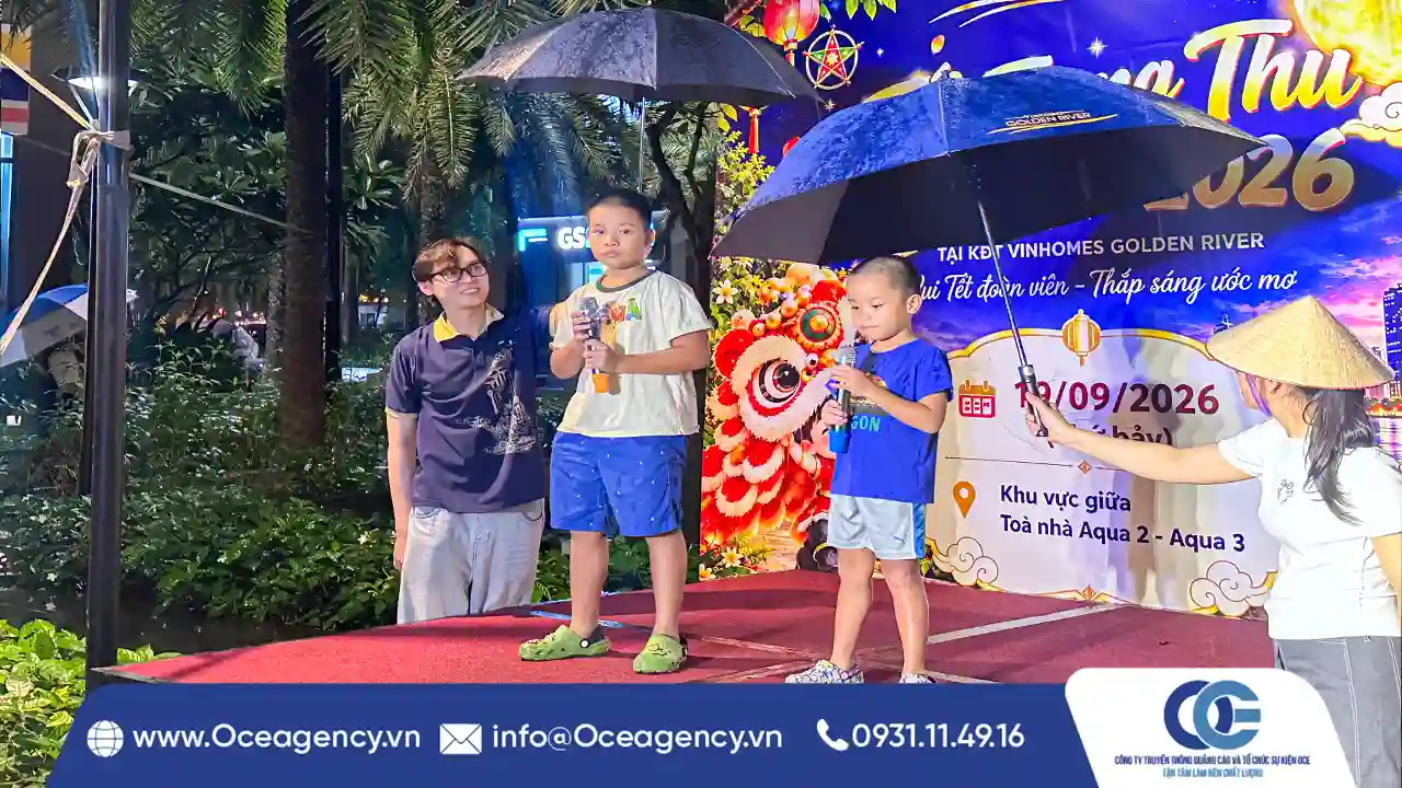 TỔ CHỨC SỰ KIỆN TRUNG THU VINHOMES GOLDEN RIVER