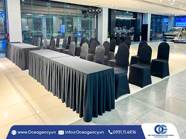 DỊCH VỤ CHO THUÊ BÀN GHẾ SHOWROOM KIA TÂN SƠN NHẤT