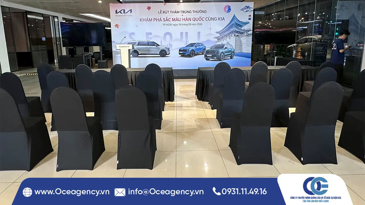DỊCH VỤ CHO THUÊ BÀN GHẾ SHOWROOM KIA TÂN SƠN NHẤT