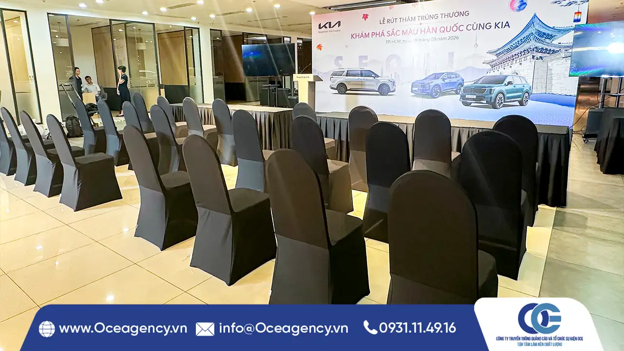 DỊCH VỤ CHO THUÊ BÀN GHẾ SHOWROOM KIA TÂN SƠN NHẤT