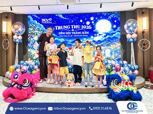 TỔ CHỨC TRUNG THU NGÂN HÀNG BIDV TẠI TP.HCM