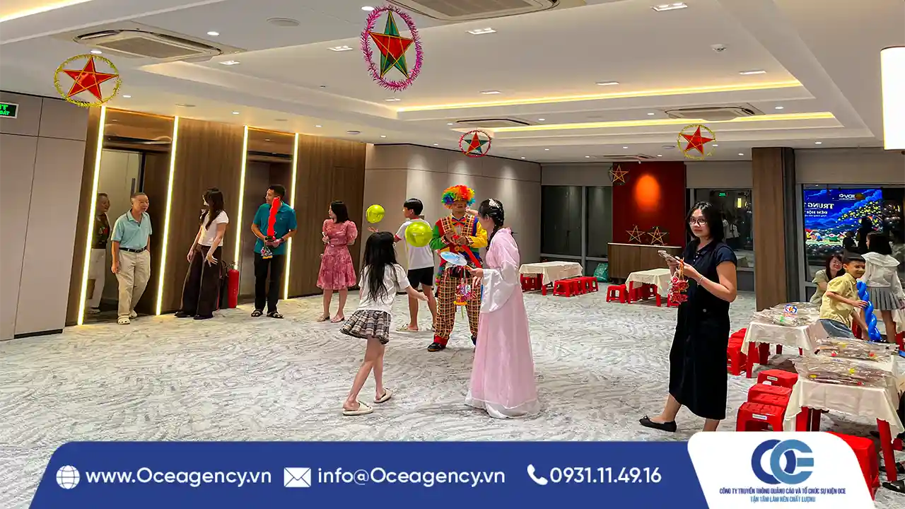 TỔ CHỨC TRUNG THU NGÂN HÀNG BIDV TẠI TP.HCM