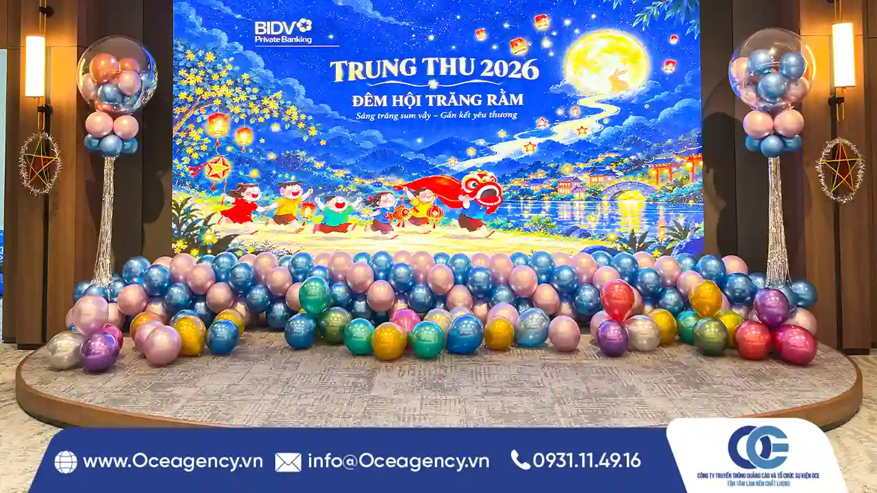 TỔ CHỨC TRUNG THU NGÂN HÀNG BIDV TẠI TP.HCM