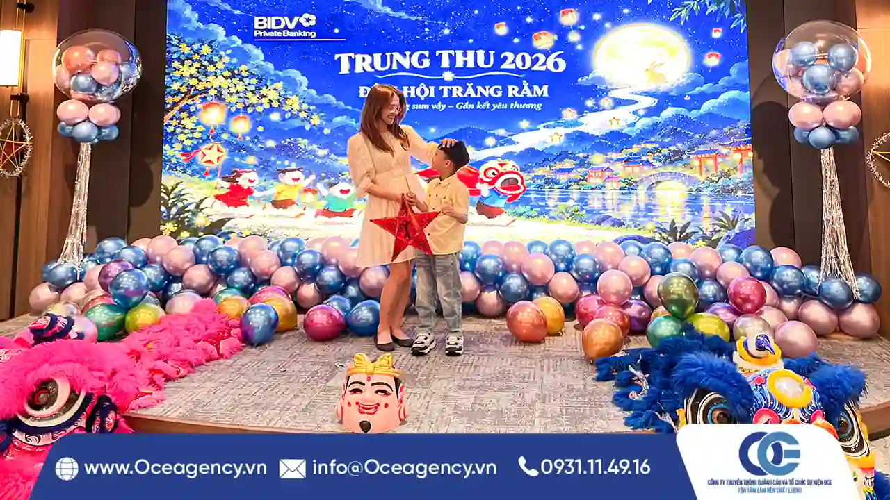 TỔ CHỨC TRUNG THU NGÂN HÀNG BIDV TẠI TP.HCM