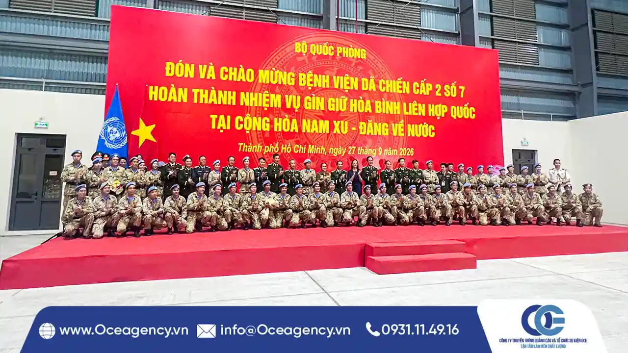CUNG CẤP THIẾT BỊ SỰ KIỆN BỘ QUỐC PHÒNG TẠI TP.HCM