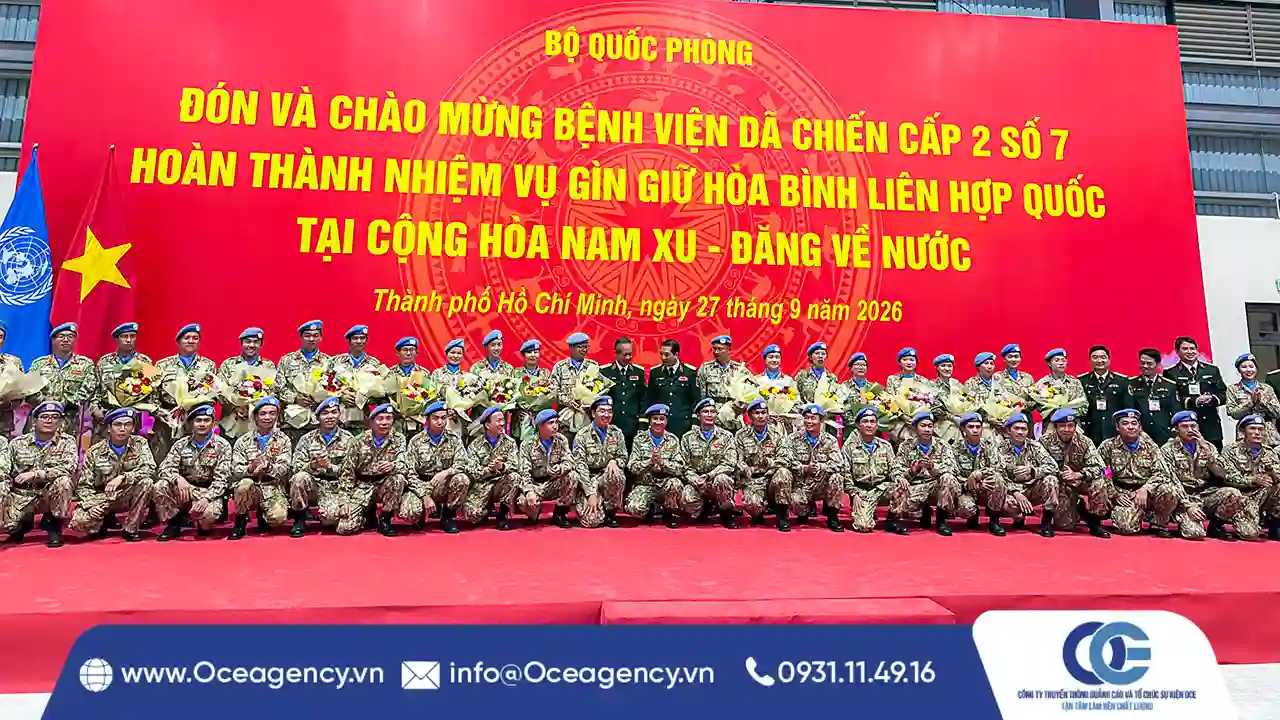 CUNG CẤP THIẾT BỊ SỰ KIỆN BỘ QUỐC PHÒNG TẠI TP.HCM
